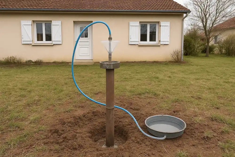 Fonds prévention argile - Test de perméabilité du sol de type Porchet